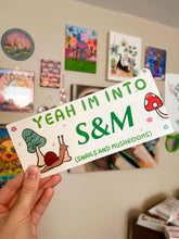 Load image into Gallery viewer, Snail &amp; Mushroom bumper sticker