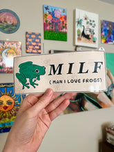 将图片加载到图库查看器，MILF Man I Love Frogs bumper sticker