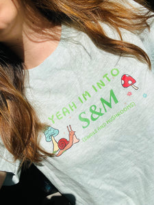 Snail & Mushroom S&M t-shirt