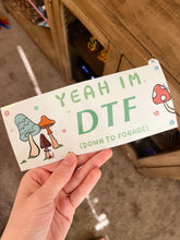 Load image into Gallery viewer, DTF down to forage bumper sticker