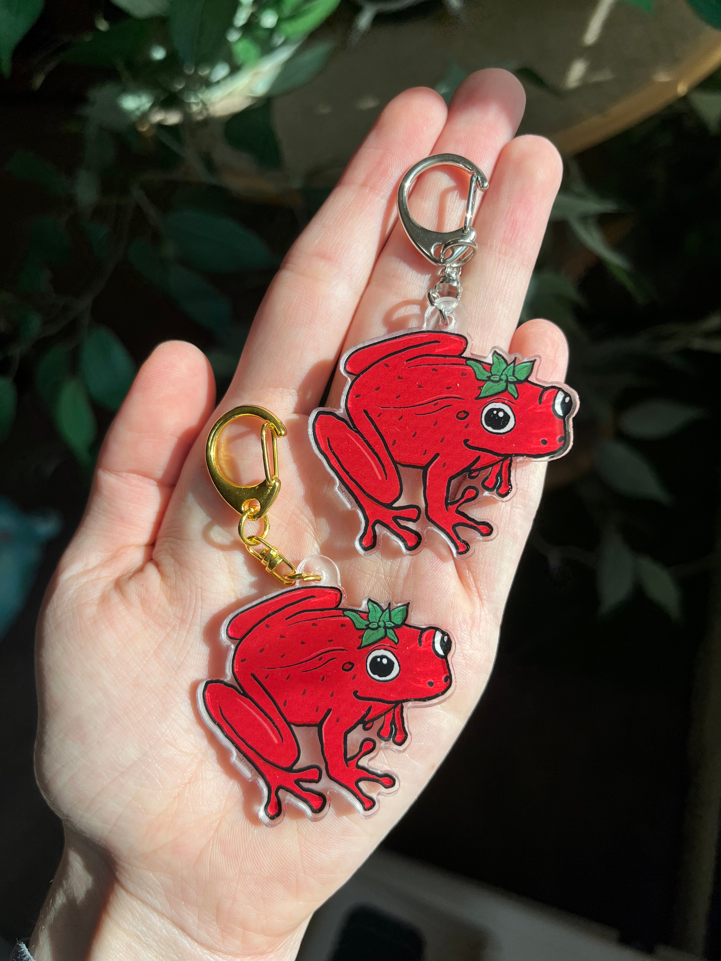 Cowboy frog acrylic keychains – Hazysnail