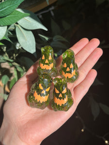 Moss jack-o’-lantern frogs B GRADE