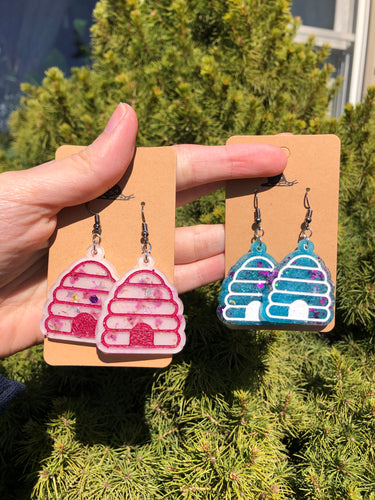 Beehive earrings!