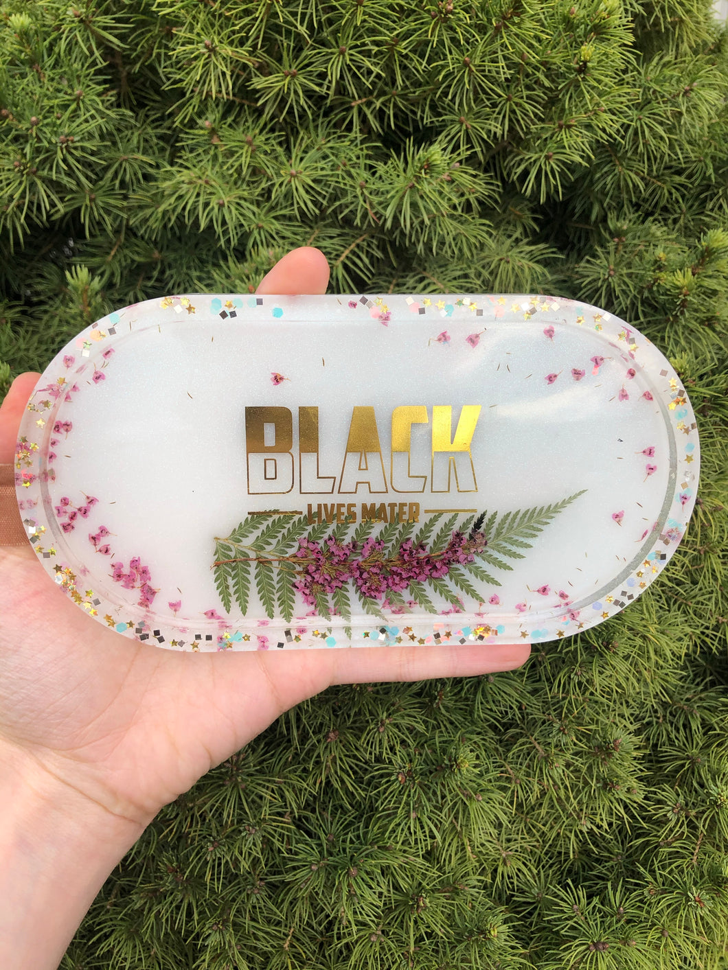 Floral BLM tray