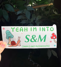 이미지를 갤러리 뷰어에 로드 , Snail &amp; Mushroom bumper sticker