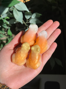 Candy corn frogs