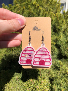 Beehive earrings!