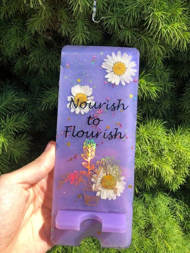 Nourish to flourish phone stand🌸