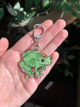 Laden Sie das Bild in den Galerie-Viewer, Cowboy frog acrylic keychains
