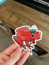 Cargar imagen en el visor de la galería, Strawberry frog sticker 3in