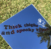 Cargar imagen en el visor de la galería, Thick thighs/spooky vibes vinyl