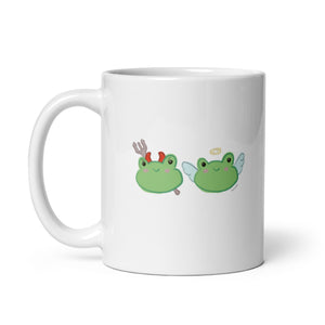 Angel Devil Frog mug